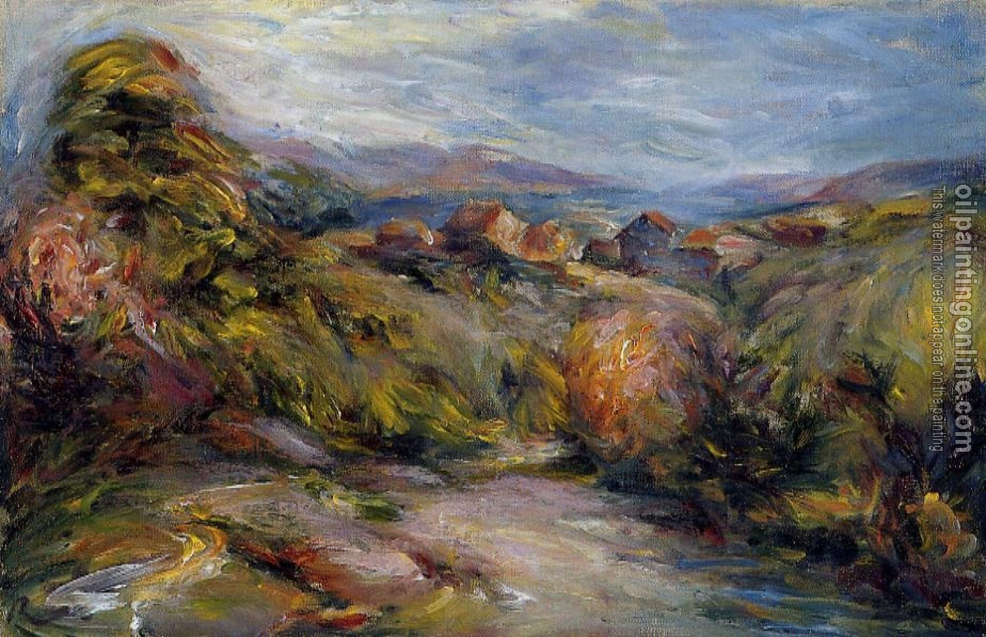 Renoir, Pierre Auguste - The Hills of Cagnes